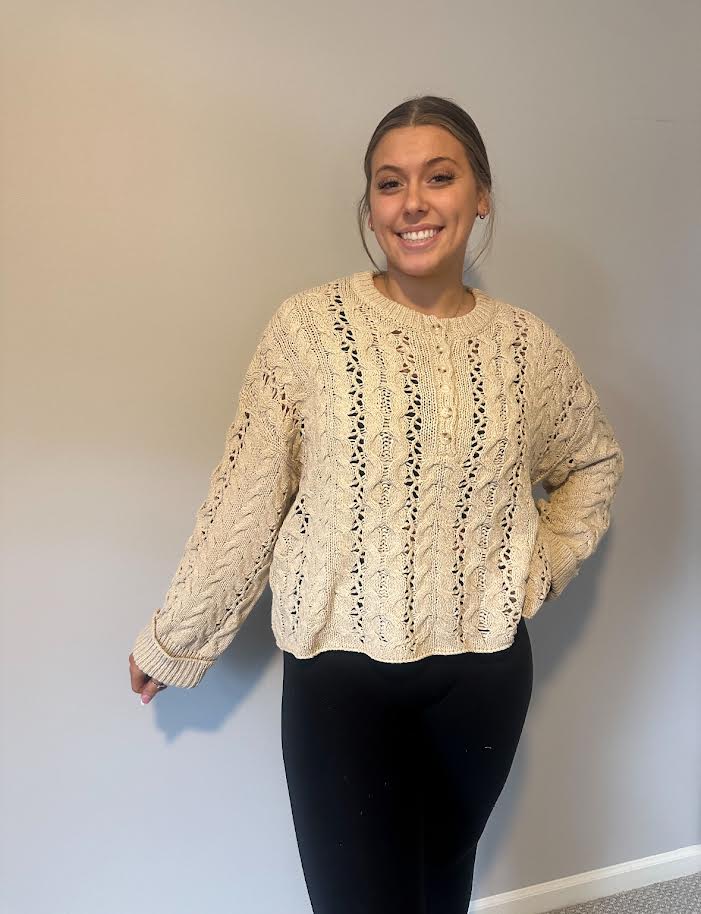 Twisted Ribbed Sweater