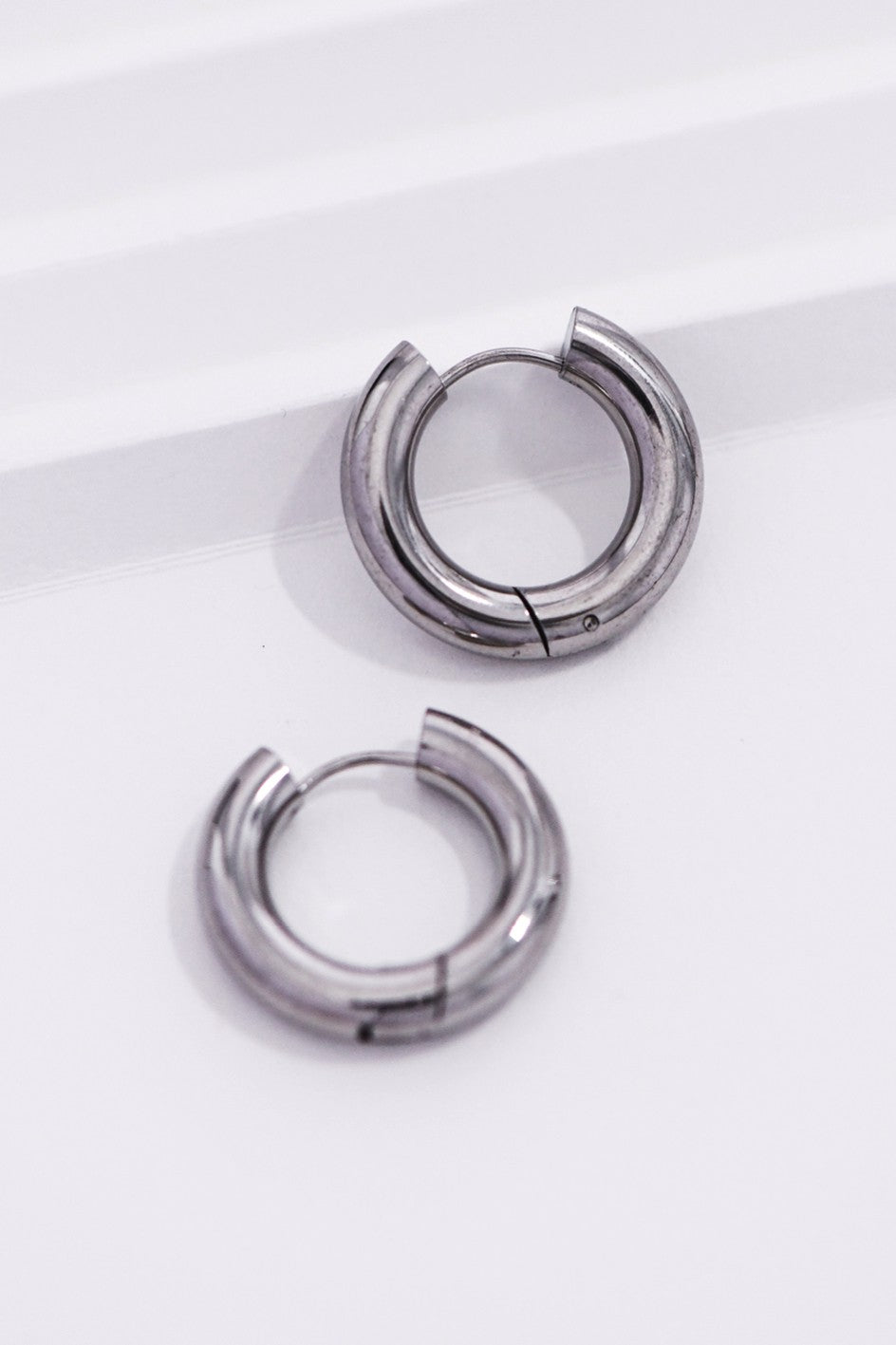 Silver Hoop Earrings