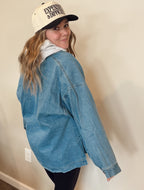 Relaxed Fit Utility Denim Jacket